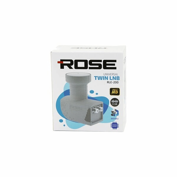 2li Uydu Lnb Unıversal Twın Full Hd - 3d - 0.1db Rle-200 Bx40