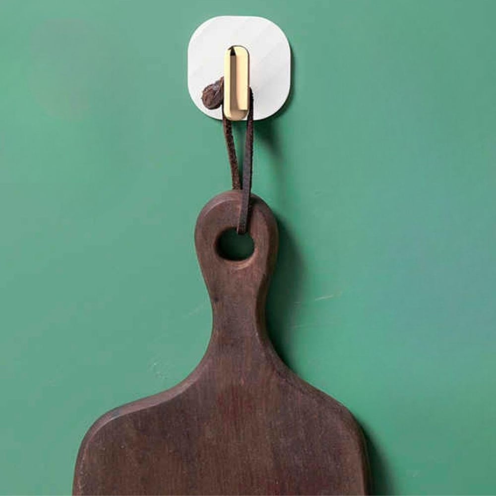 2li Yapışkanlı Retro Askılık Dolap Kapak Kulpu Beyaz (3936)