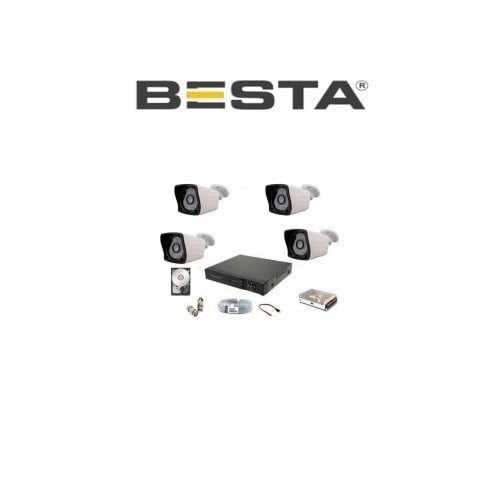 2mp 1080P 4 Kameralı Ahd Güvenlik Seti