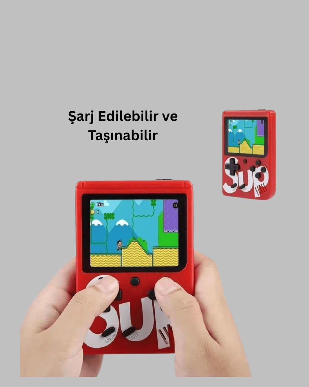 3 İnç Ekranlı Klasik Oyunlu El Konsolu