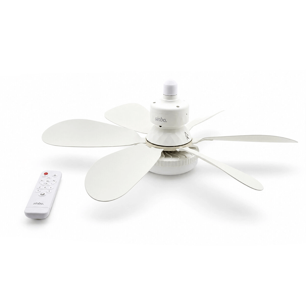 3 Led Aydınlatmalı - Sessiz Çalışma 6 Kanat - Kumanda Tavan Vantilatör Sf-7708 Bx40