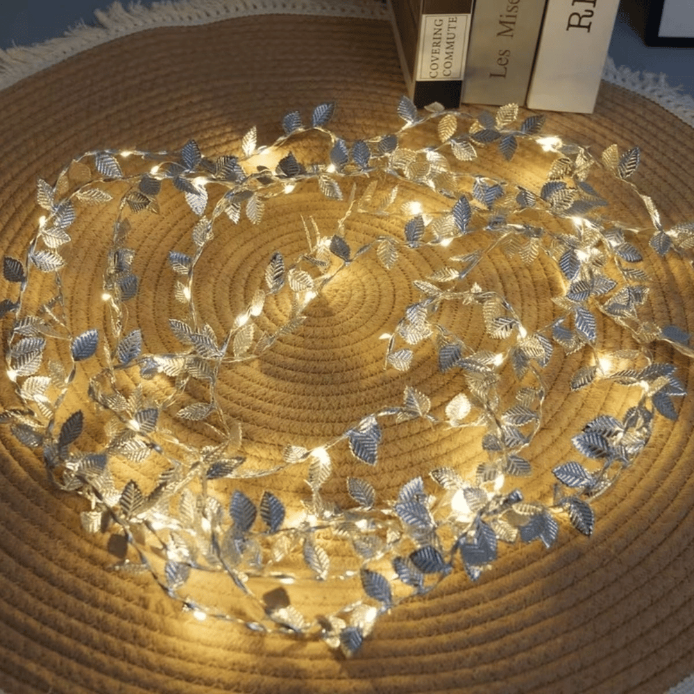 3 Metre Yaldızlı Gümüş LED Işık – Dekoratif Ortam ve Aydınlatması
