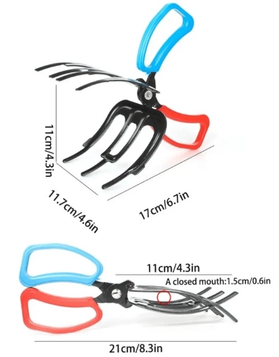 3 Pençeli 11 Cm Balık Sabitleyici Maşa Bx40