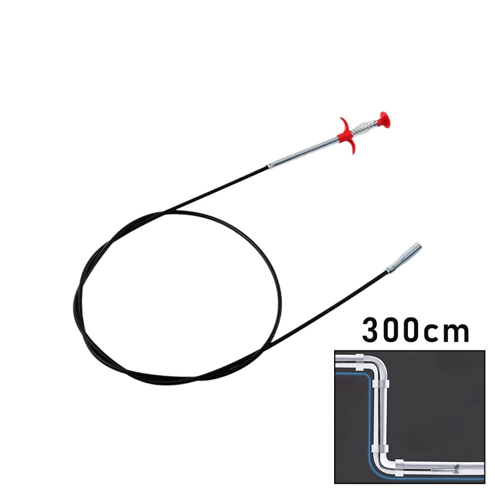 300cm Yaylı - Kıskaç Lavabo - Gider Vb.temizleme - Çok Amaçlı Çubuk Bx40