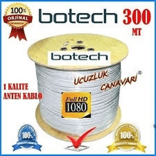 300mt Koaksiyel Uydu Anten Kablo Rg 6/u4l Bx40