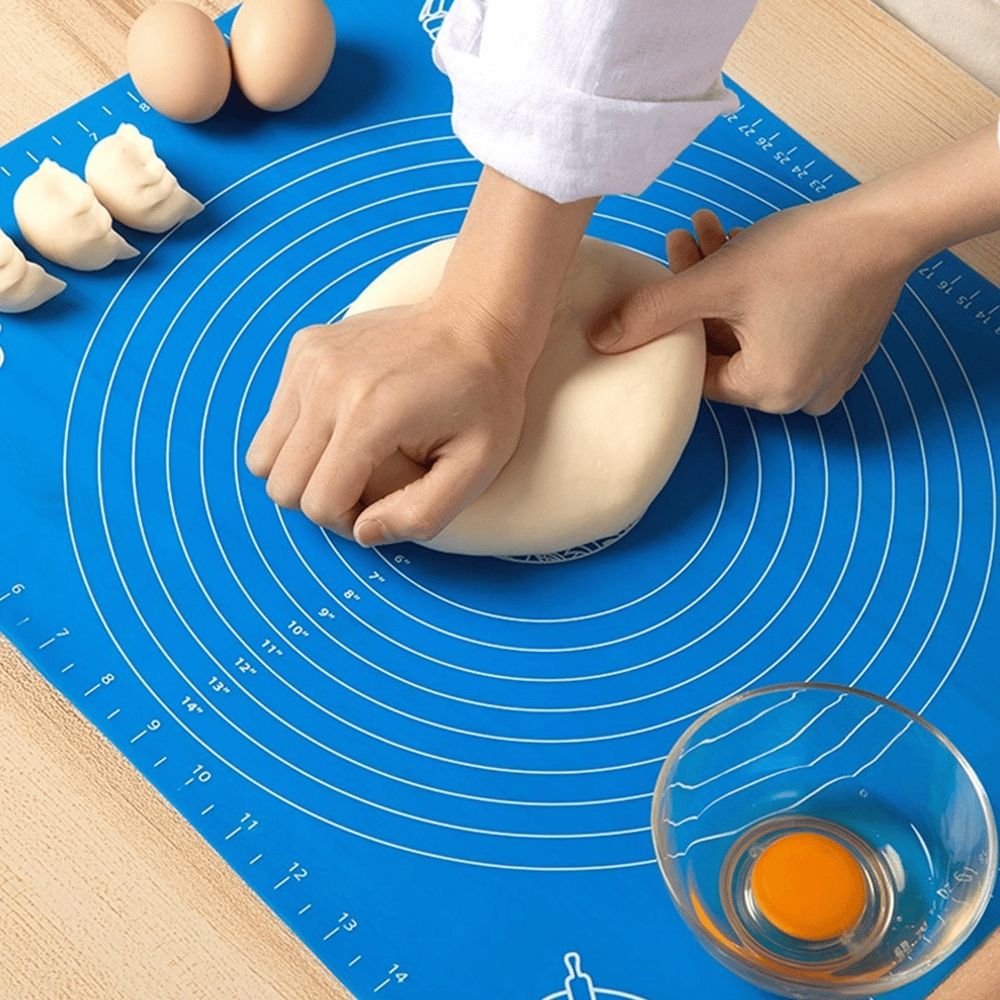 30*40 Cm Hamur Matı Silikon Ölçekli Kullanımı Kolay Hamur Açma Matı Bx40