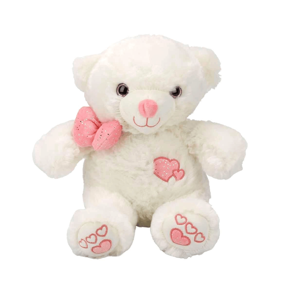 3186 Papyonlu Peluş Ayı 30 cm -