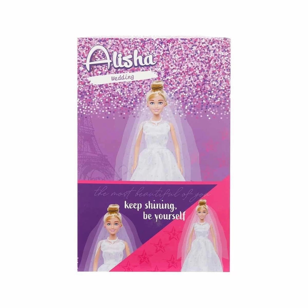 3381 SUN-RST-SIS-Gelinlikli Manken Bebek Alisha 29 cm -
