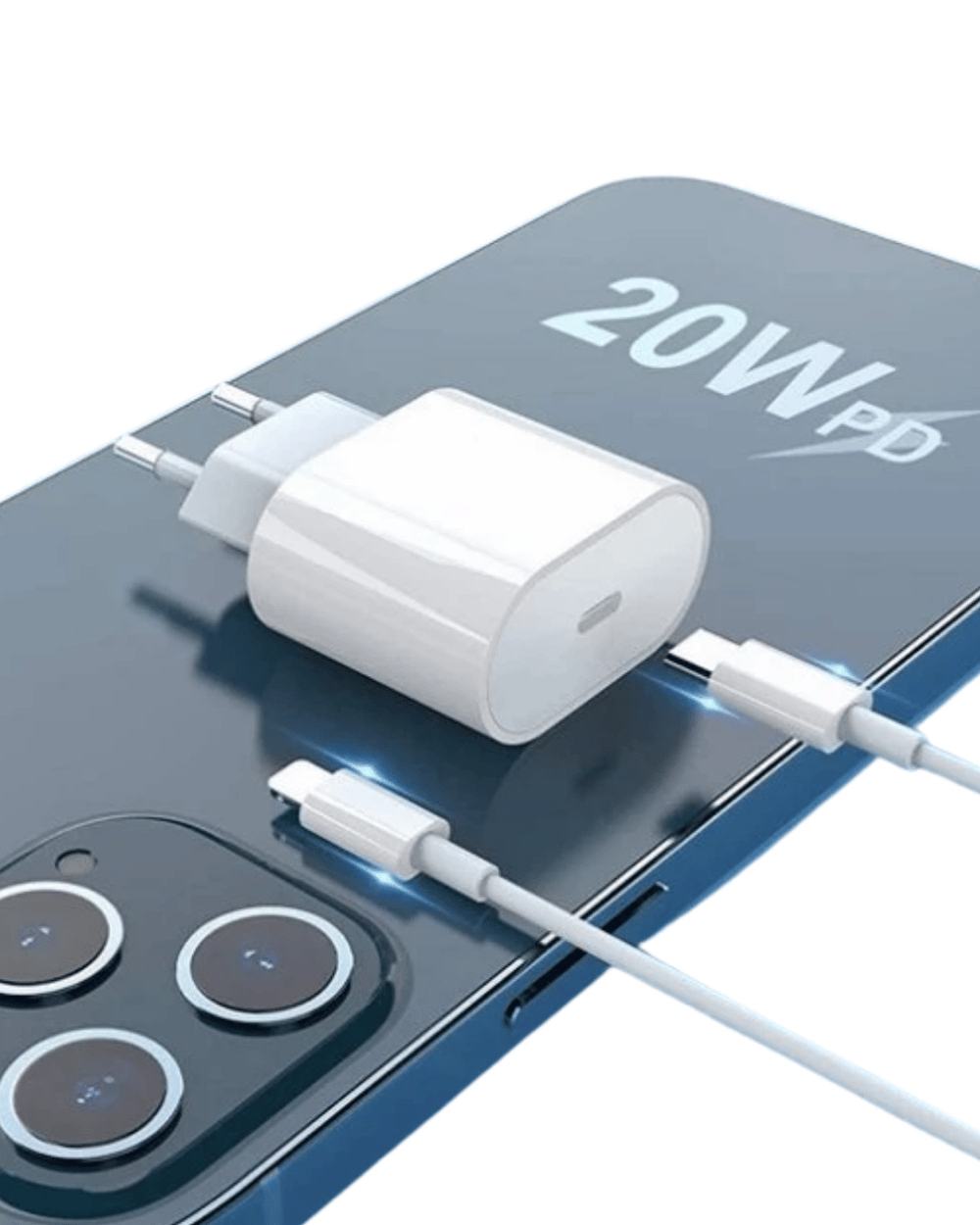 35W Güçlü USB-C Şarj Aleti Type-C Kablo Dahil