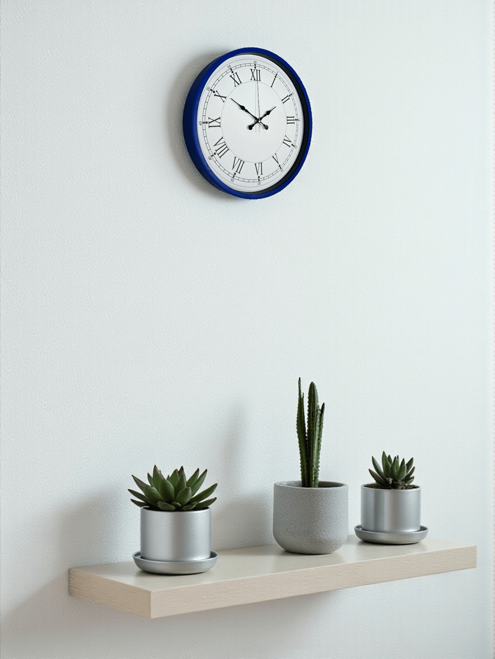 36 Cm Lacivert Roma Rakamlı Duvar Saati