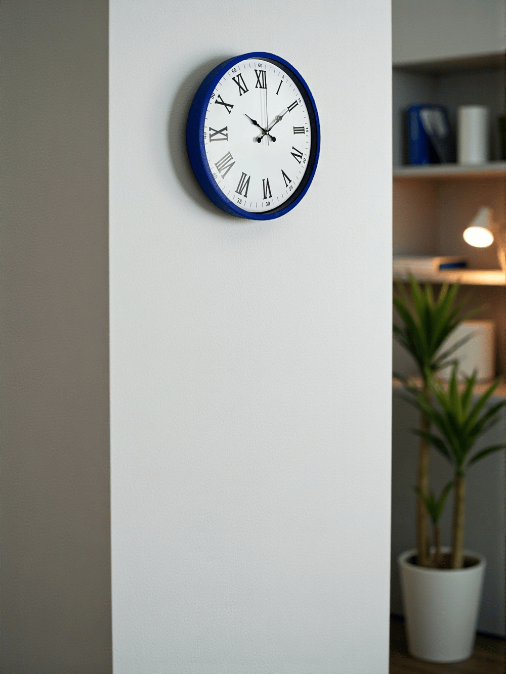 36 Cm Lacivert Roma Rakamlı Duvar Saati