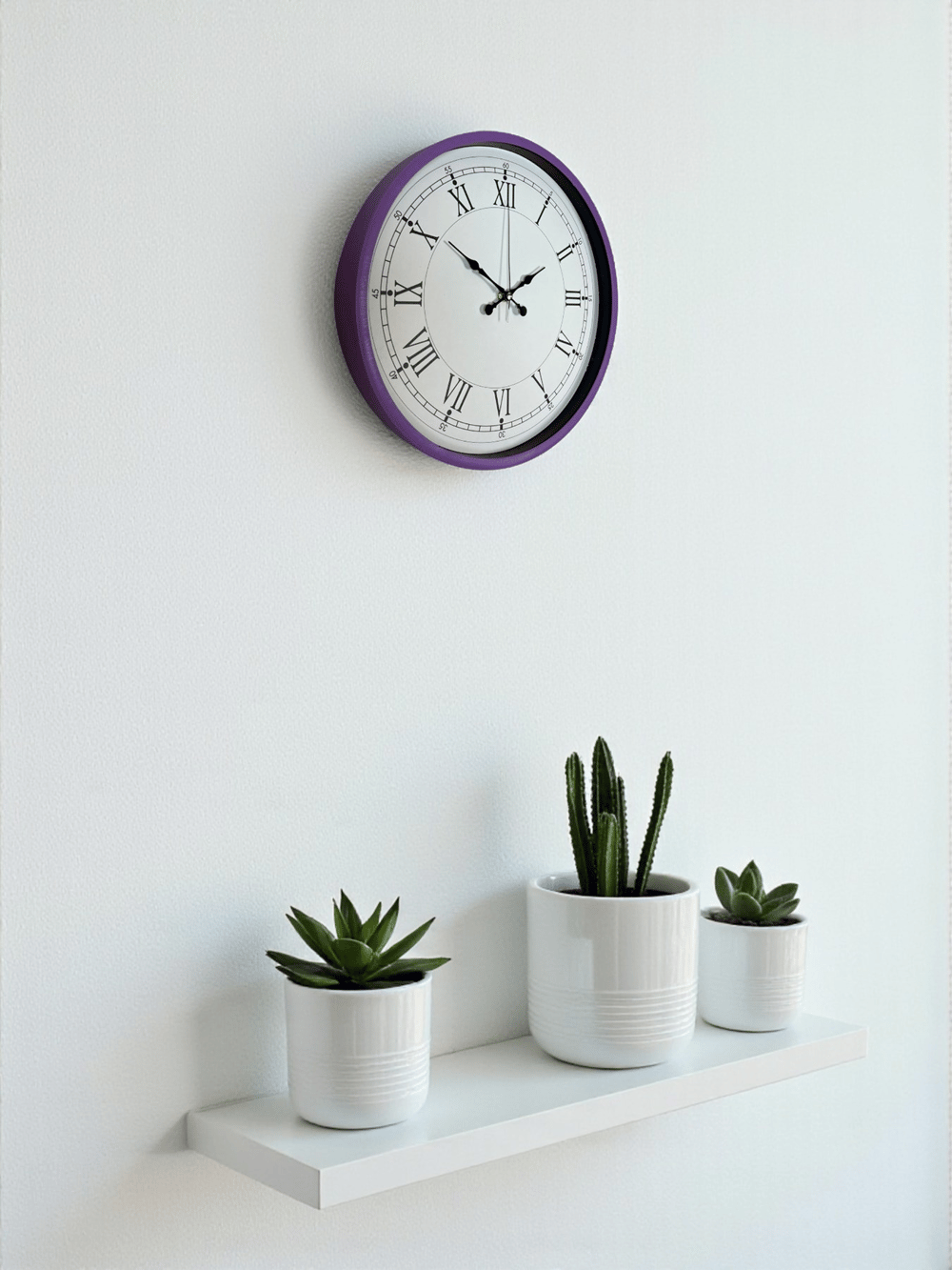 36 Cm Mor Roma Rakamlı Duvar Saati