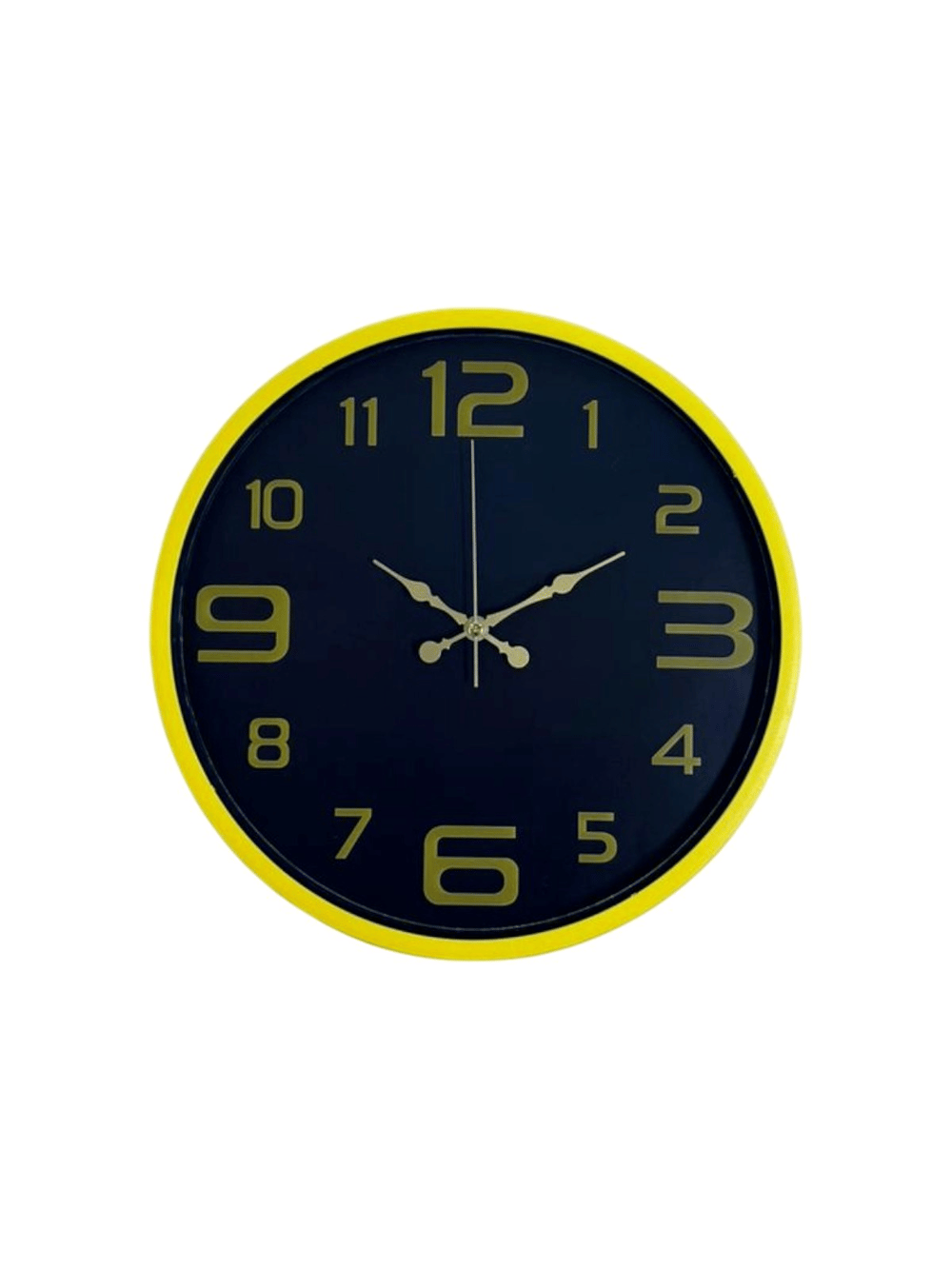 36 Cm Sarı Gold Rakamlı Duvar Saati