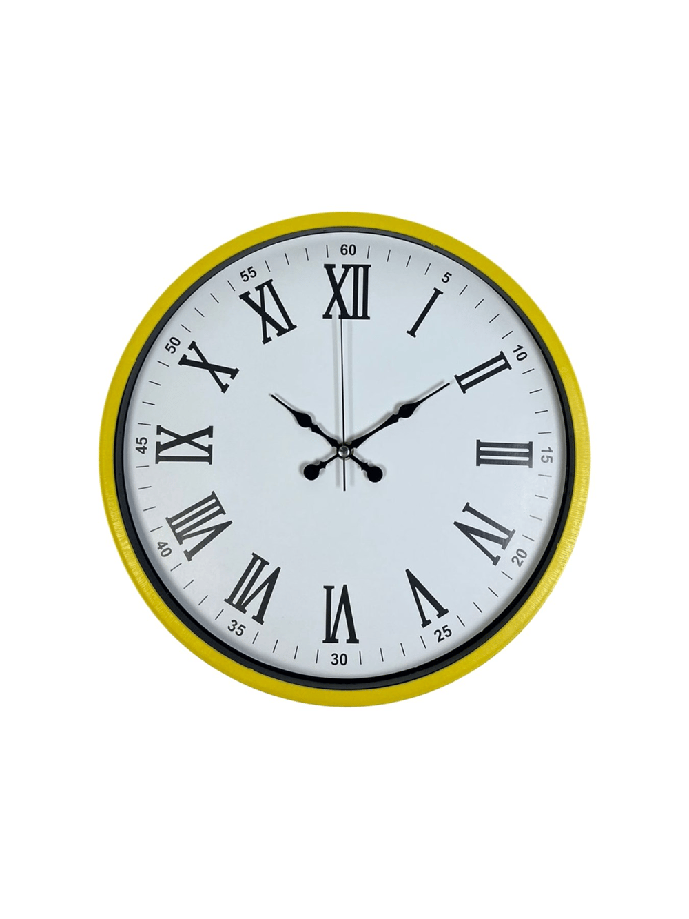 36 Cm Sarı Roma Rakamlı Duvar Saati