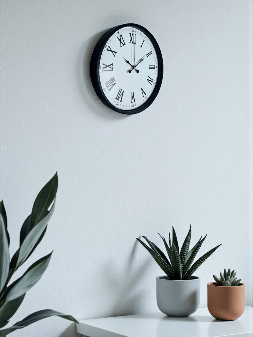 36 Cm Siyah Roma Rakamlı Duvar Saati