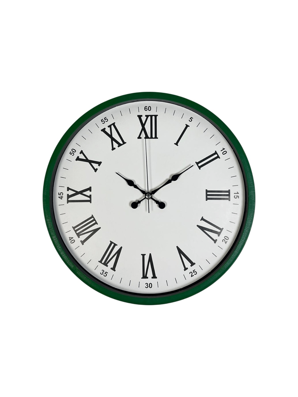 36 Cm Yeşil Roma Rakamlı Duvar Saati