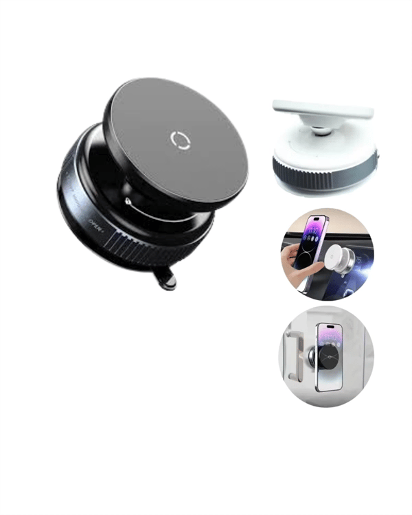 360° Ayarlanabilir Manyetik Araç Telefon Tutucu – Kompakt ve Pratik Tasarım