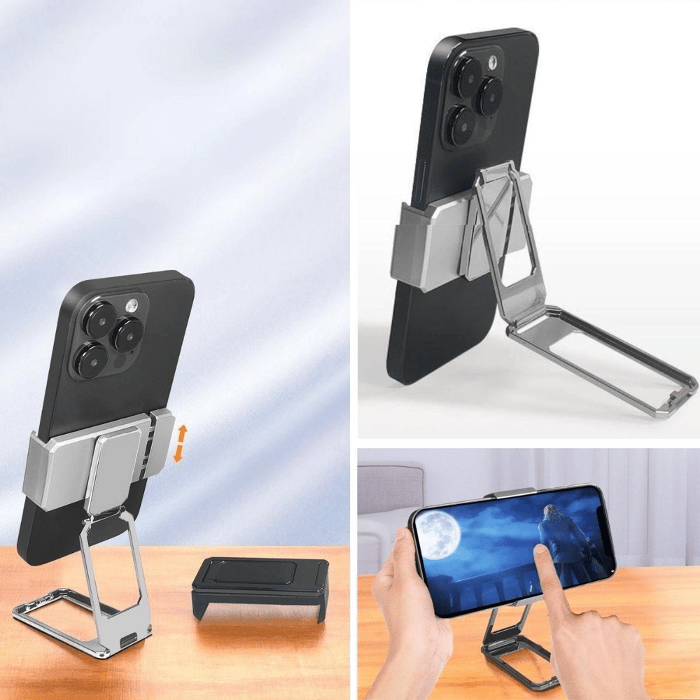 360 Derece Dönen Tüm Telefon Tipleri İle Uyumlu Metal Telefon Standı Braket Bx40