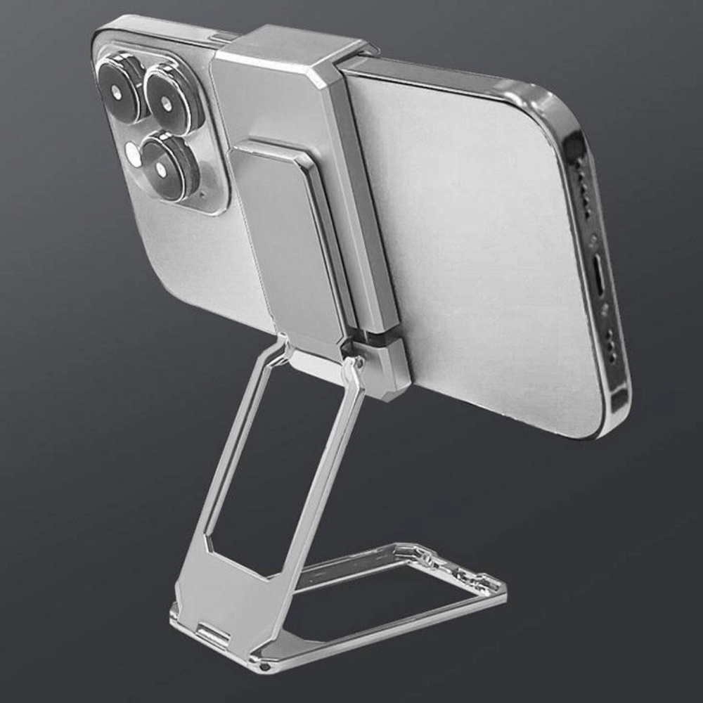 360 Derece Dönen Tüm Telefon Tipleri İle Uyumlu Metal Telefon Standı Braket Bx40