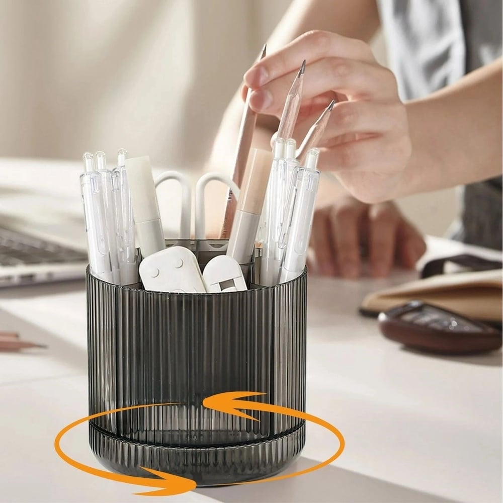 360° Dönebilen Plastik Organizer – Çok Amaçlı Mutfak, Banyo Ve Makyaj Malzemesi Düzenleyici, Döner Masaüstü Stand Bx40