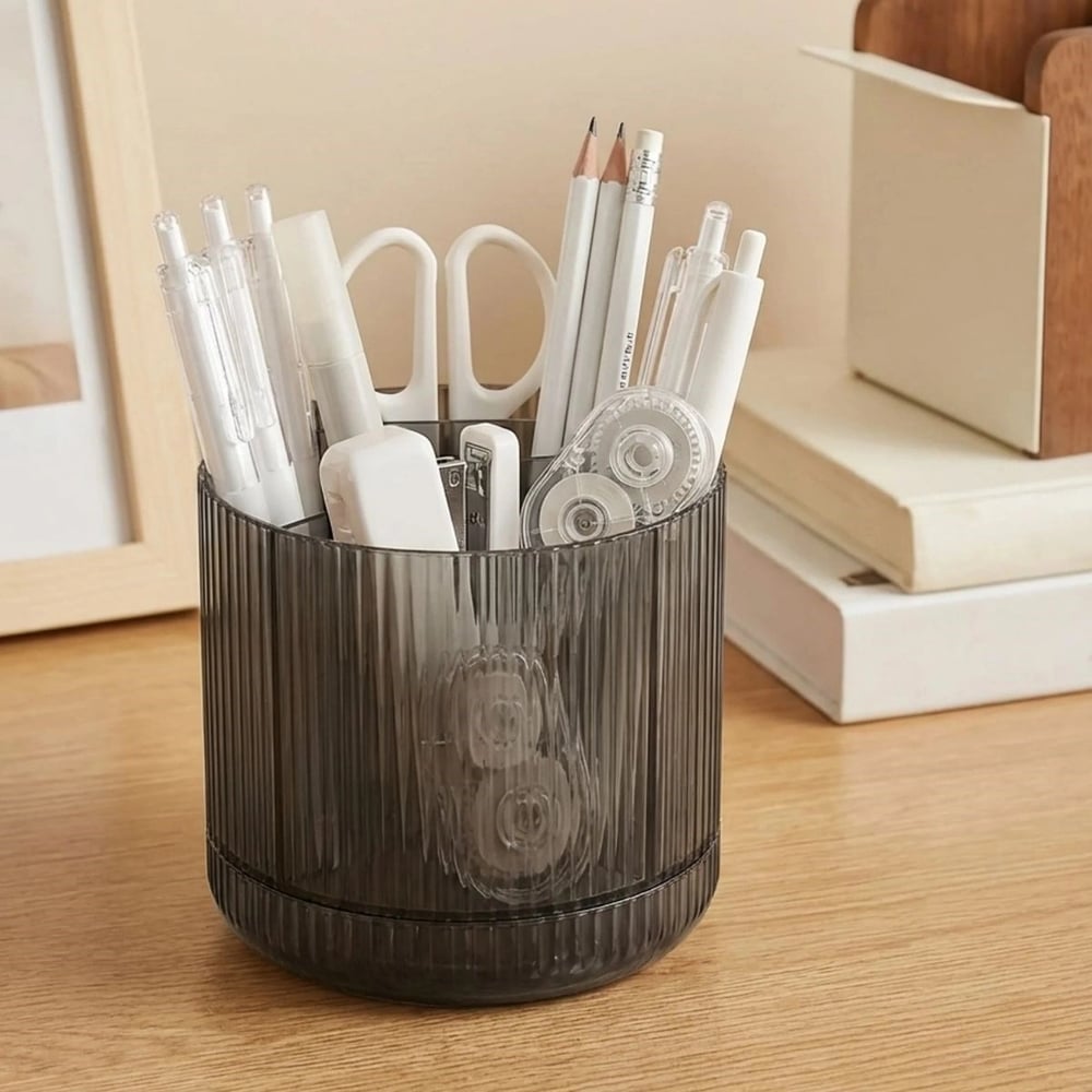 360° Dönebilen Plastik Organizer – Çok Amaçlı Mutfak, Banyo Ve Makyaj Malzemesi Düzenleyici, Döner Masaüstü Stand Bx40