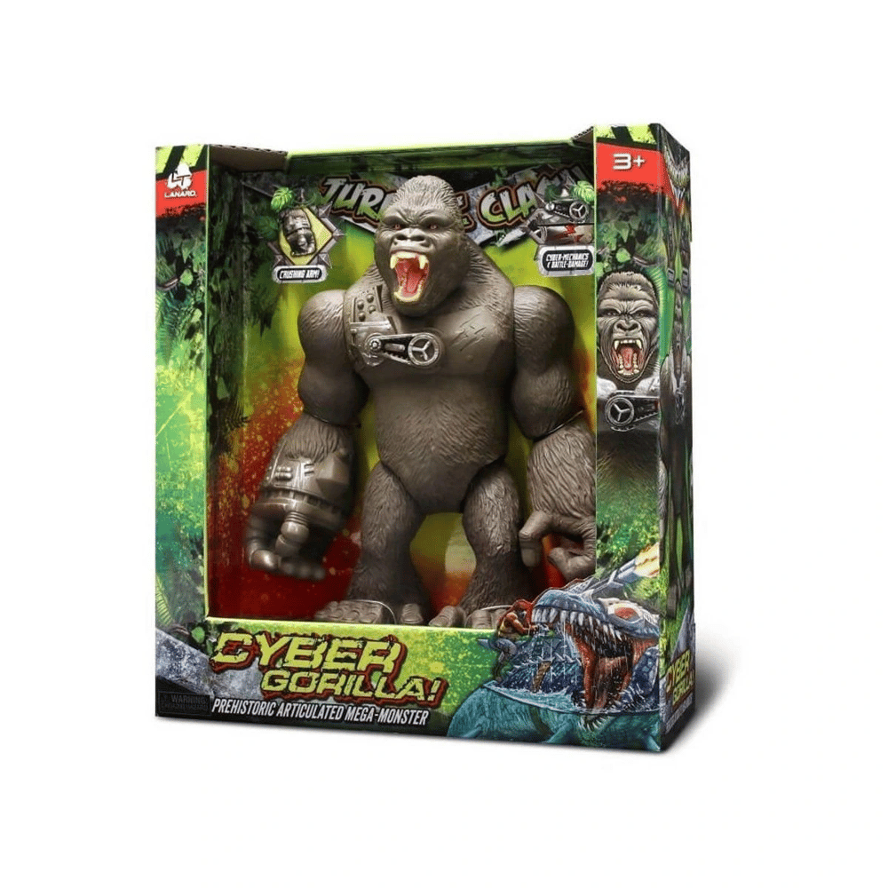 37108  Jurassic Clash  Canavar Siber Goril Figürü