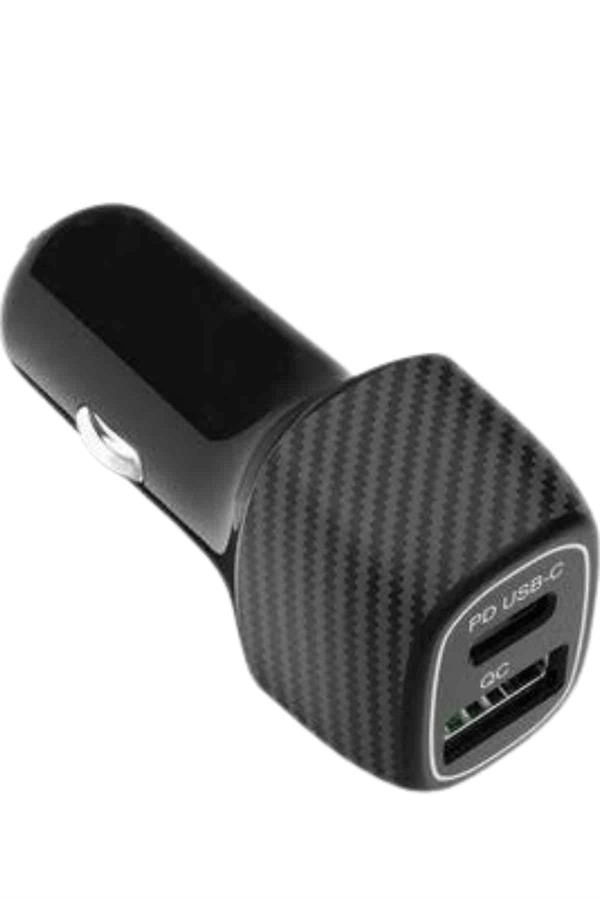 38W USB Type-C Girişli Oto Çakmaklık Araç İçi Hızlı Şarj Çakmaklık Şarj Aleti