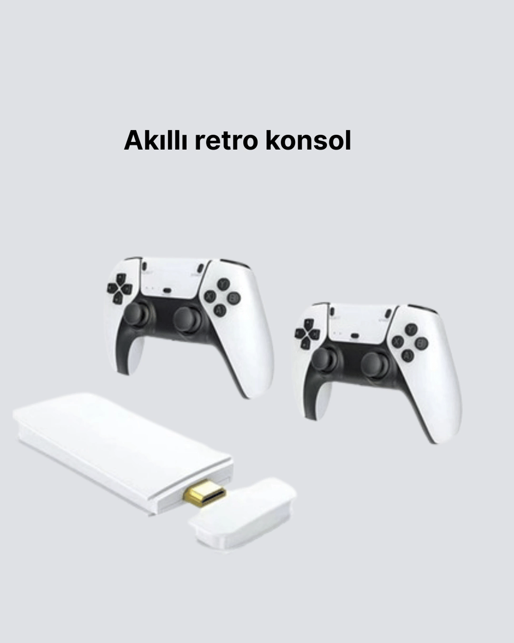 3D ve 4K Görüntü Kaliteli Çok Oyunculu Retro Oyun Konsolu