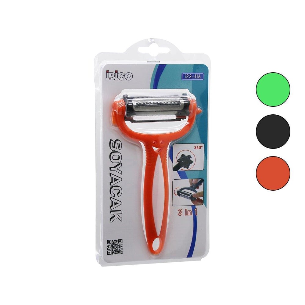 3IN1 METAL SOYACAK  PLASTİK SAPLI (3936)