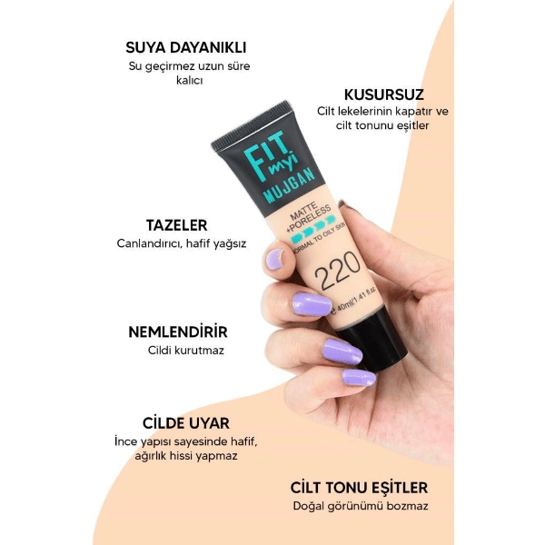 3lü Fit Myi Tüp Fondöten Seti