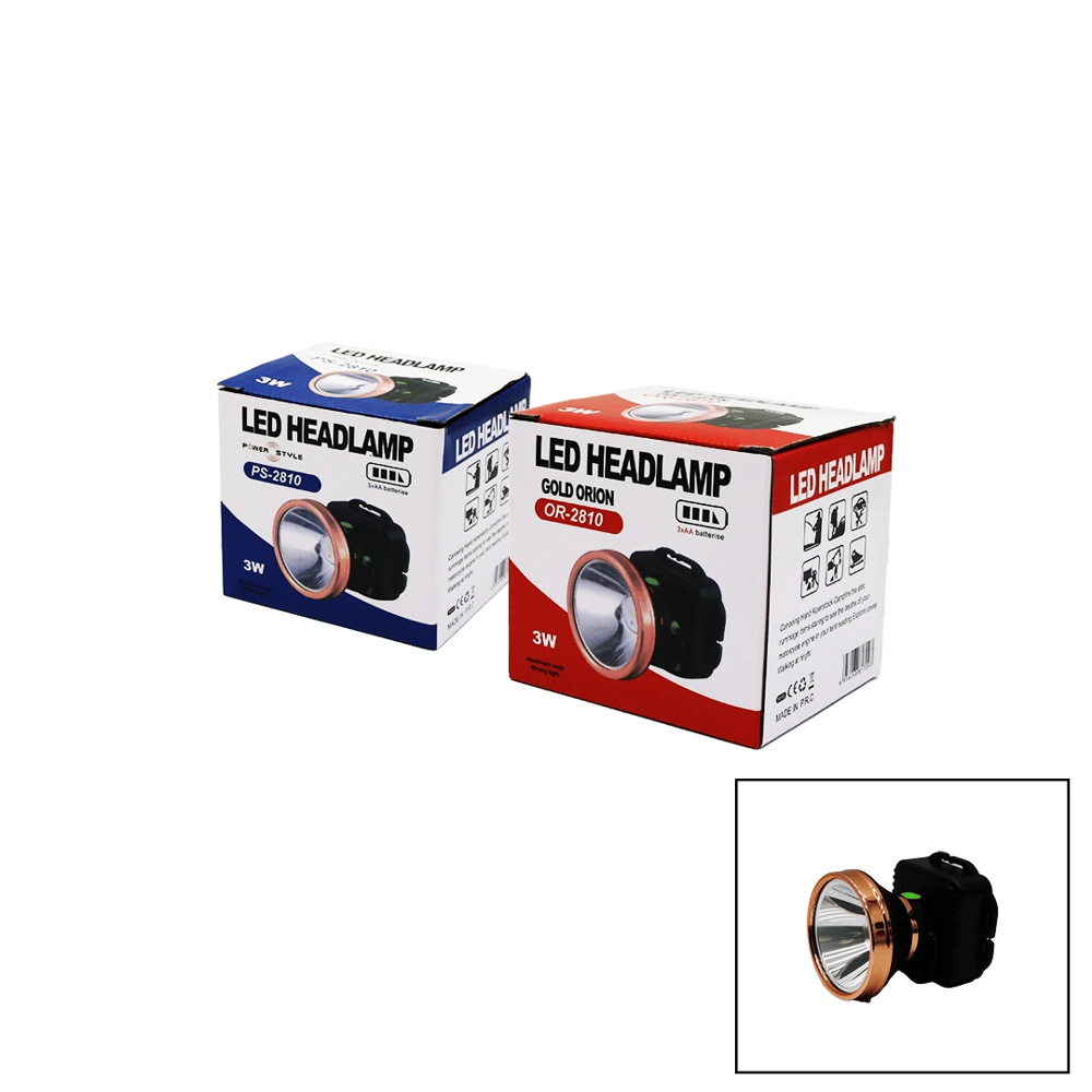 3w Pilli Kafa Lambası Fener Oynar Başlı Bx40