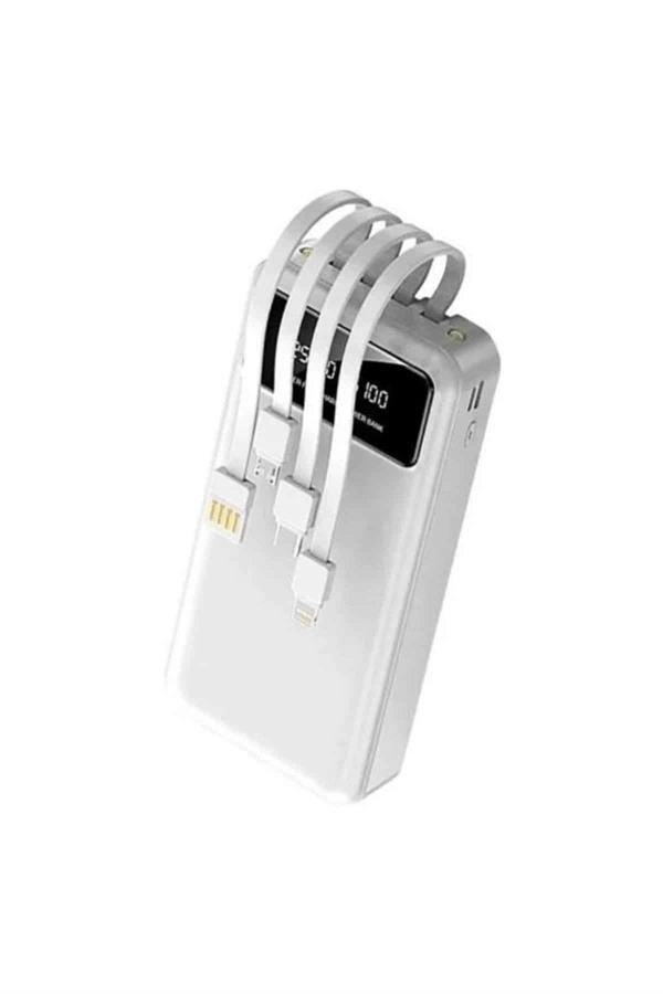 4 Çıkışlı 20.000 MAH Powerbank Taşınabilir Çoklu Giriş
