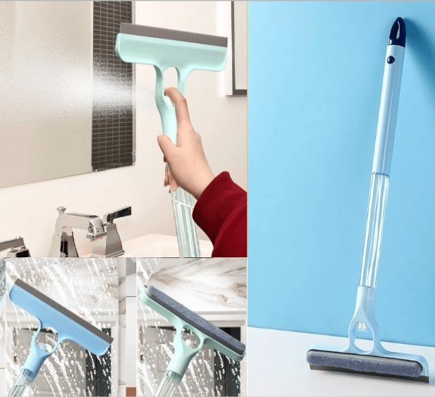 4 İn 1 Spreyli Çek Çekli Camsil Ve Fırça Aparatı Bx40