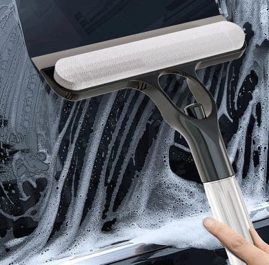 4 İn 1 Spreyli Çek Çekli Camsil Ve Fırça Aparatı Bx40