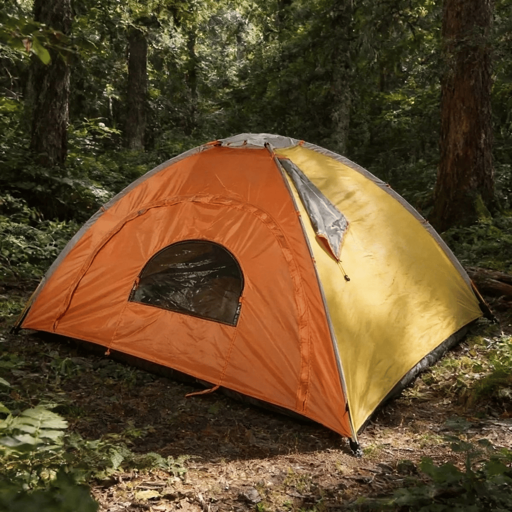 4 Kişilik Yarı Otomatik Kamp Çadırı – Suya Dayanıklı, Hızlı Kurulumlu Outdoor Aile Çadırı, Doğa, Kamp Ve Piknik 200x200x135 Cm Bx40