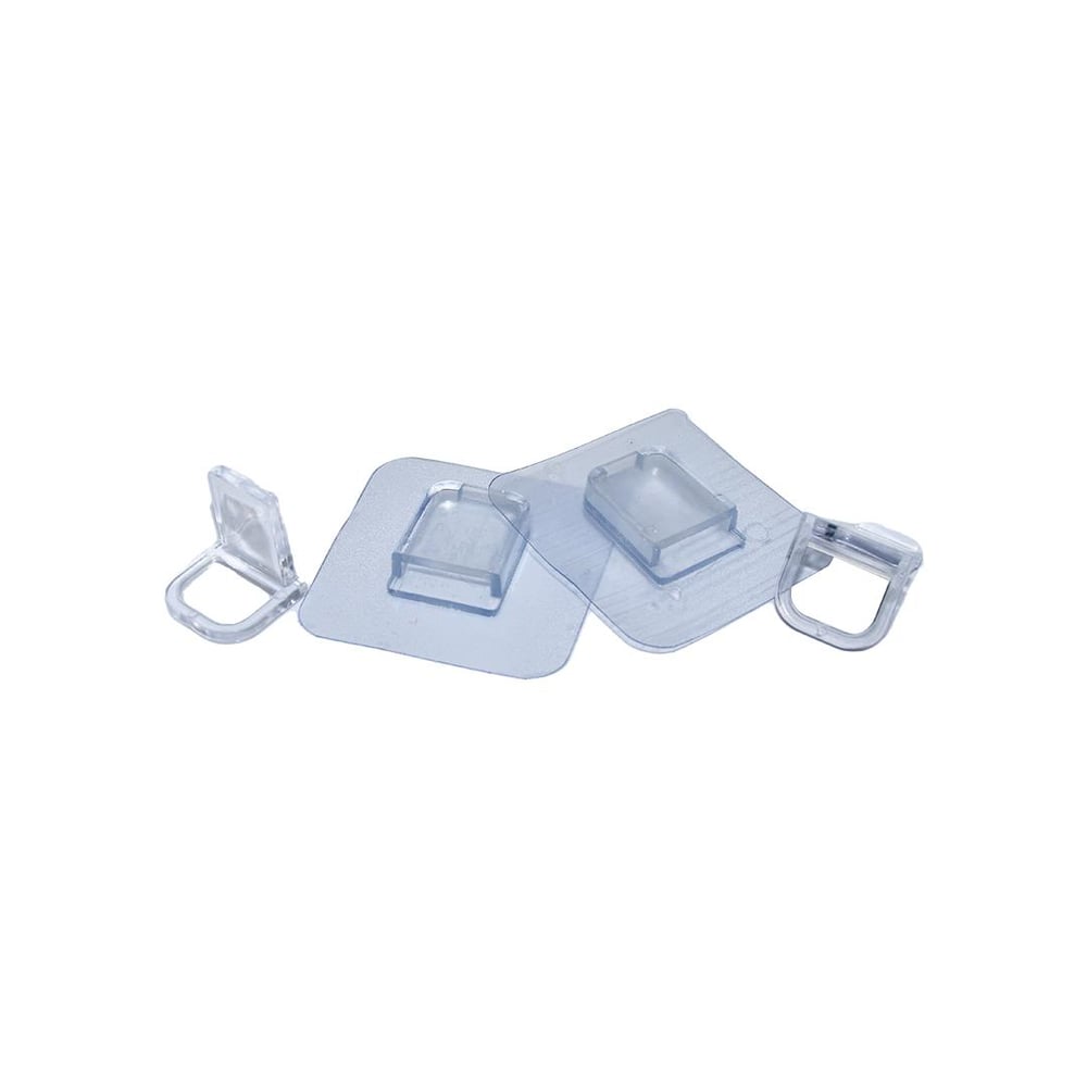 4 PARÇA RAF AYAK APARATI ŞEFFAF PVC YAPIŞKANLI (3936)