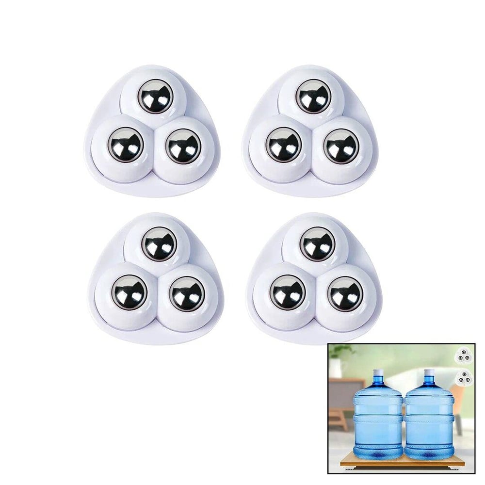 4 PCS 3 BİLYA TEKERLEKLİ MOBİLYA EŞYA TAŞIMA APARATI 360 DERECE (3936)