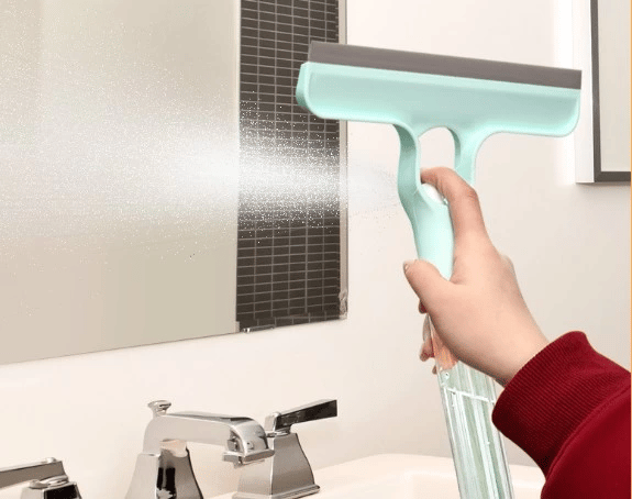 4 in 1 Spreyli Çek Çekli Camsil ve Fırça Aparatı