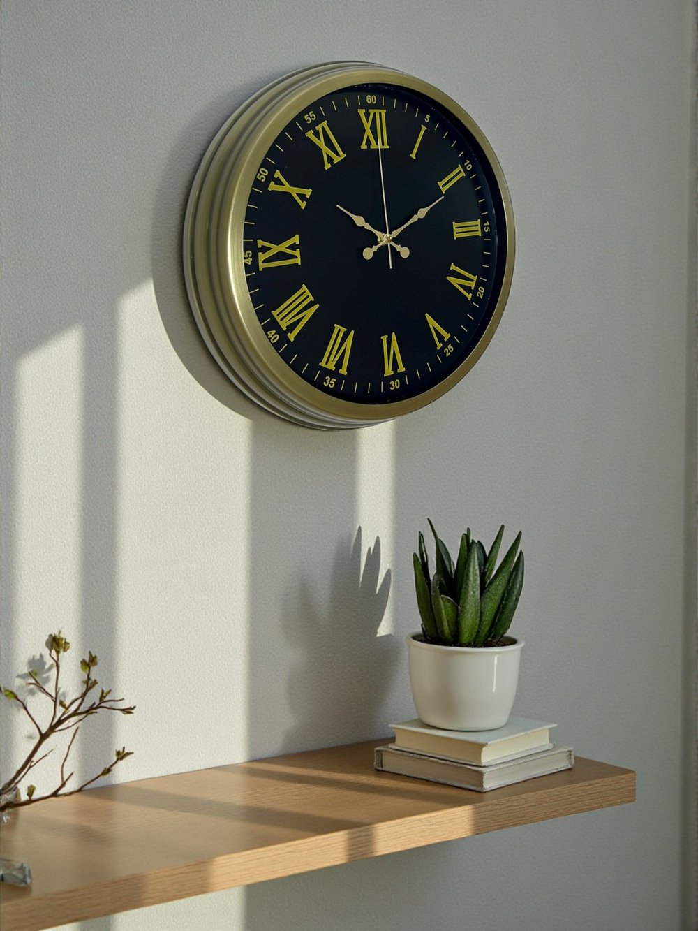 40 Cm Metal Vintage Roma Rakamlı Duvar Saati