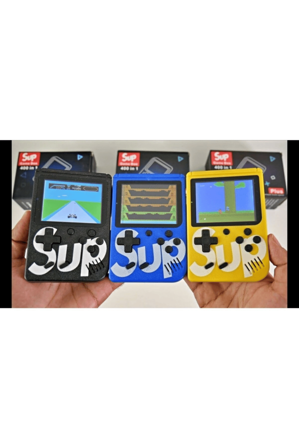 400 Klasik Oyun İçeren Mini Retro Oyun Konsolu, Şarj Edilebilir ve Kırmızı Renk Seçeneği