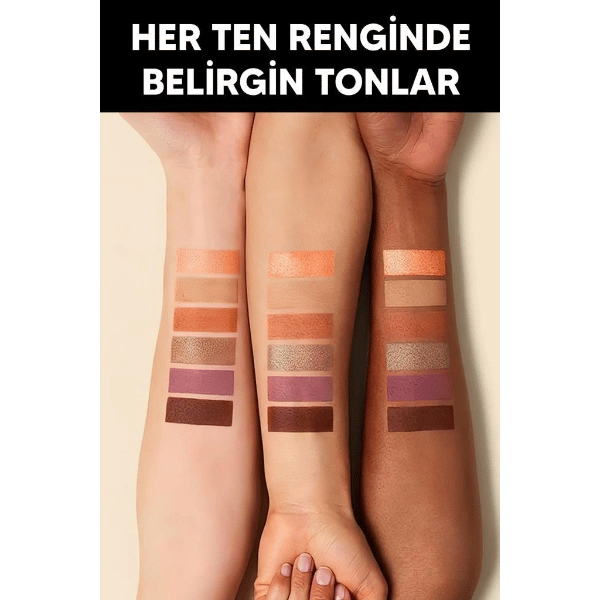 40lı Mat Sedefli Far Paleti