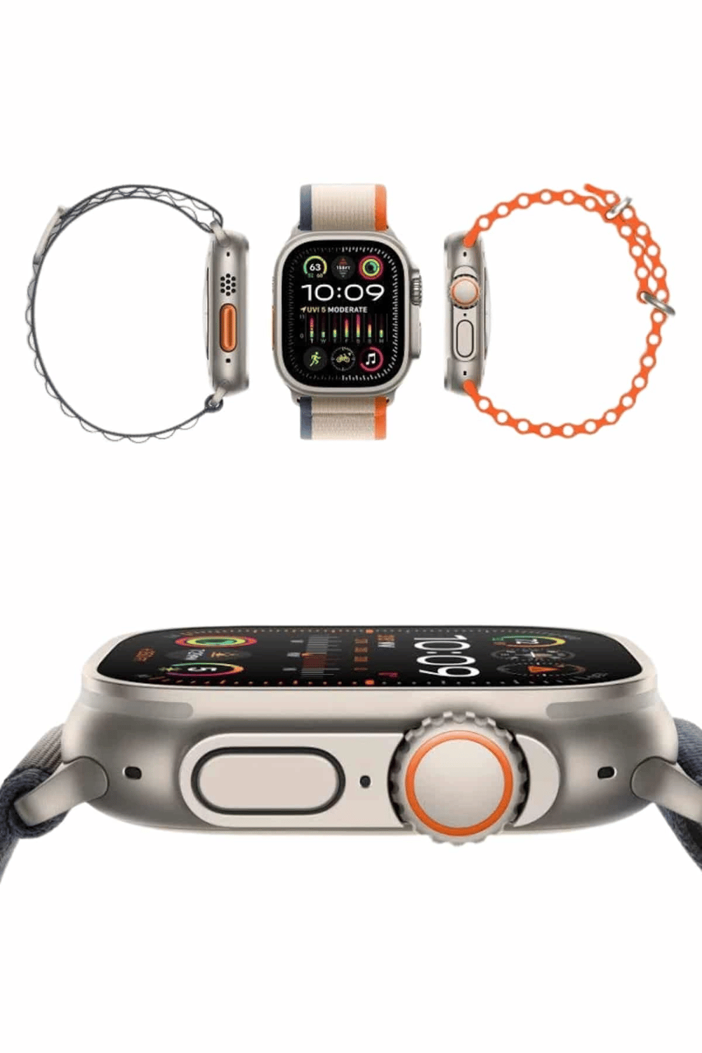 49mm Akıllı Saat Amoled Ekranlı Kadın Erkek Kol Saati Plastik Kordon Yeni Nesil