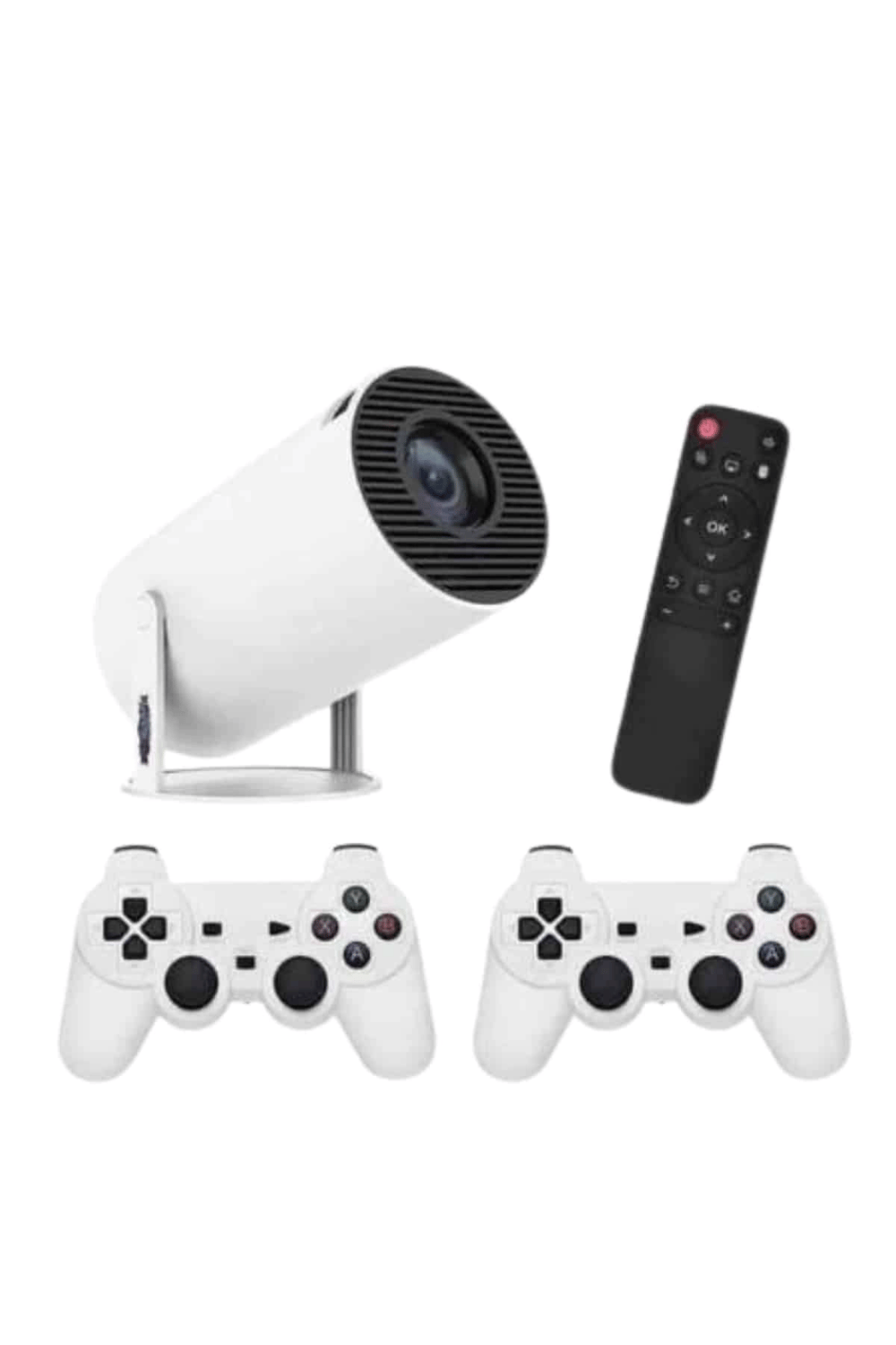 4K Wireless Çift Kollu Kumandalı Oyun Projeksiyonu Retro Video Oyunu Yeni Nesil