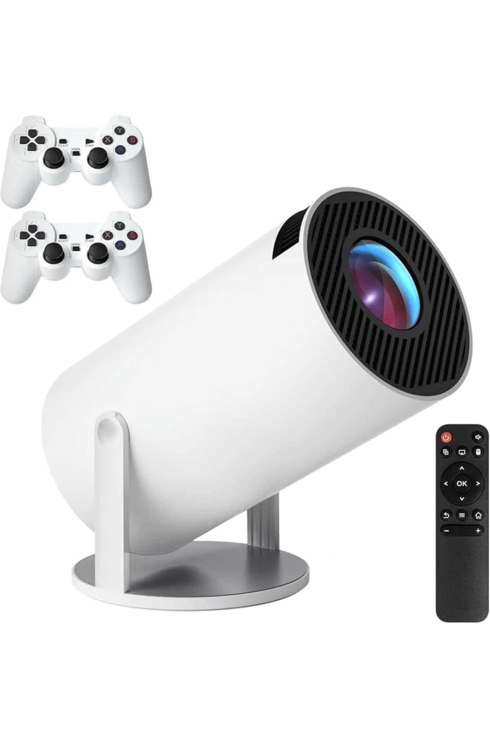 4K Wireless Çift Kollu Kumandalı Oyun Projeksiyonu Retro Video Oyunu Yeni Nesil