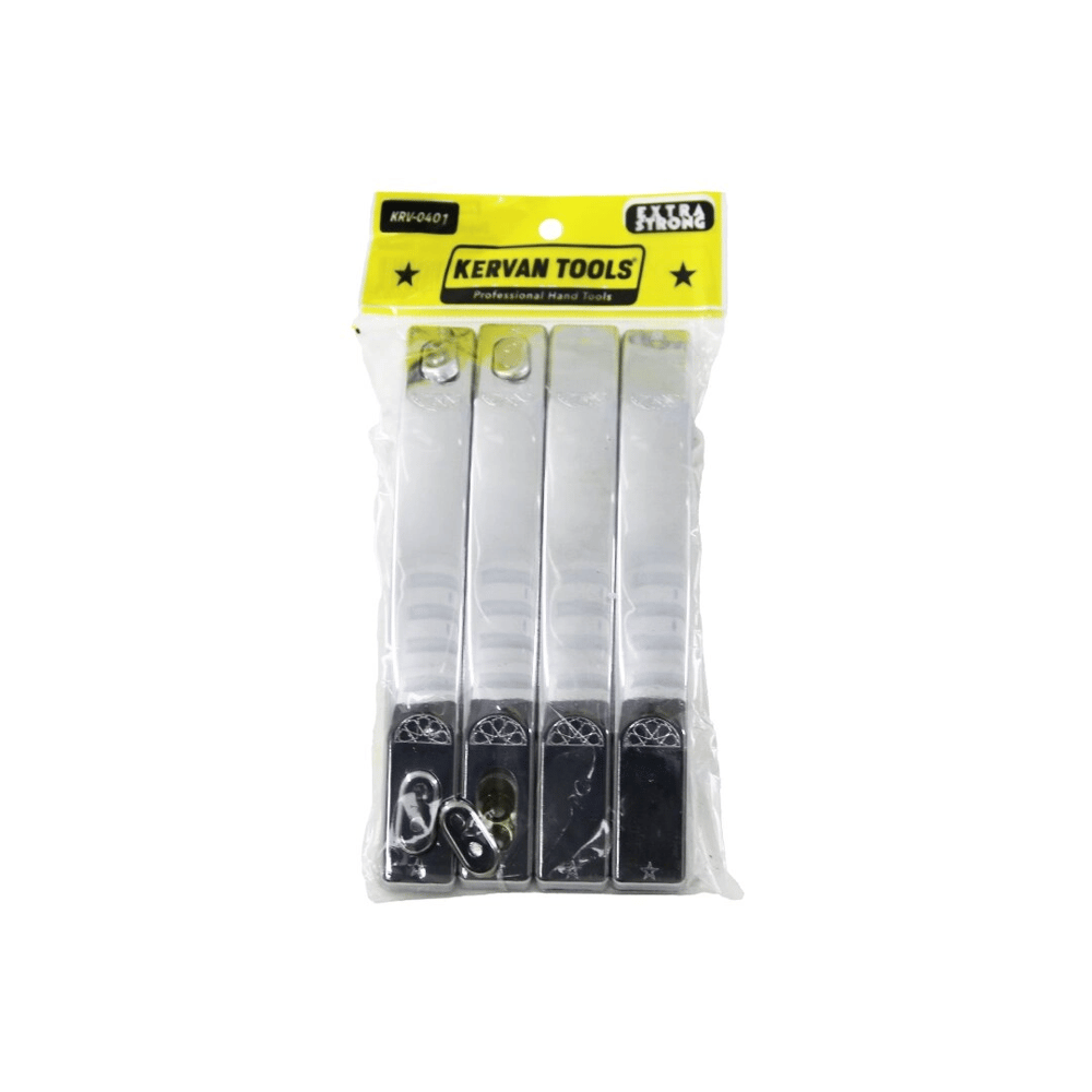 4pcs = 2tkm Plastik Krom Kaplama Duşakabin Kolu 10mm Bx40