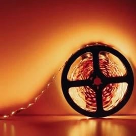 5 METRE CATA CT 4538 240 Çipli İç Mekan Şerit Led Amber
