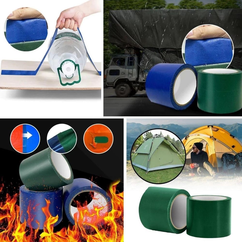 5 cm x 5 mt. Yapışkanlı  Çadır Tente Hortum Tamir Bandı (3936)