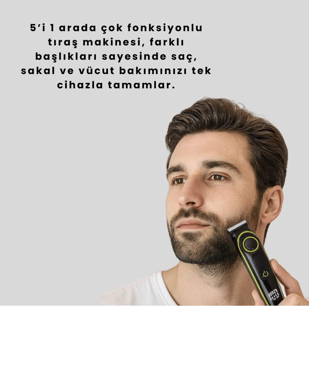 5-in-1 Saç ve Sakal Şekillendirici Erkek Bakım Seti