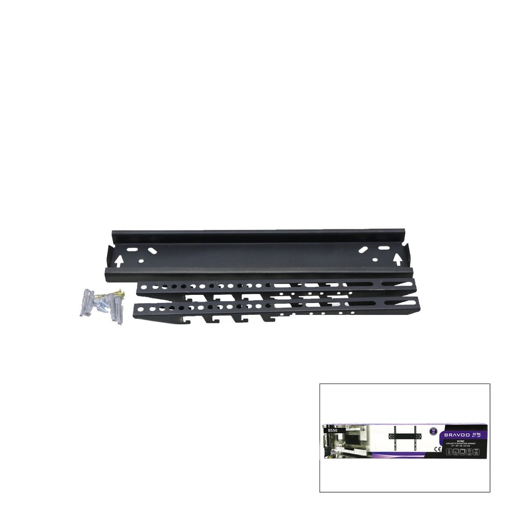 50 İnç ve 27 İnç - 50 İnç Sabit TV Askı Aparatı - LCD LED TV Uyumlu - 56-127 cm