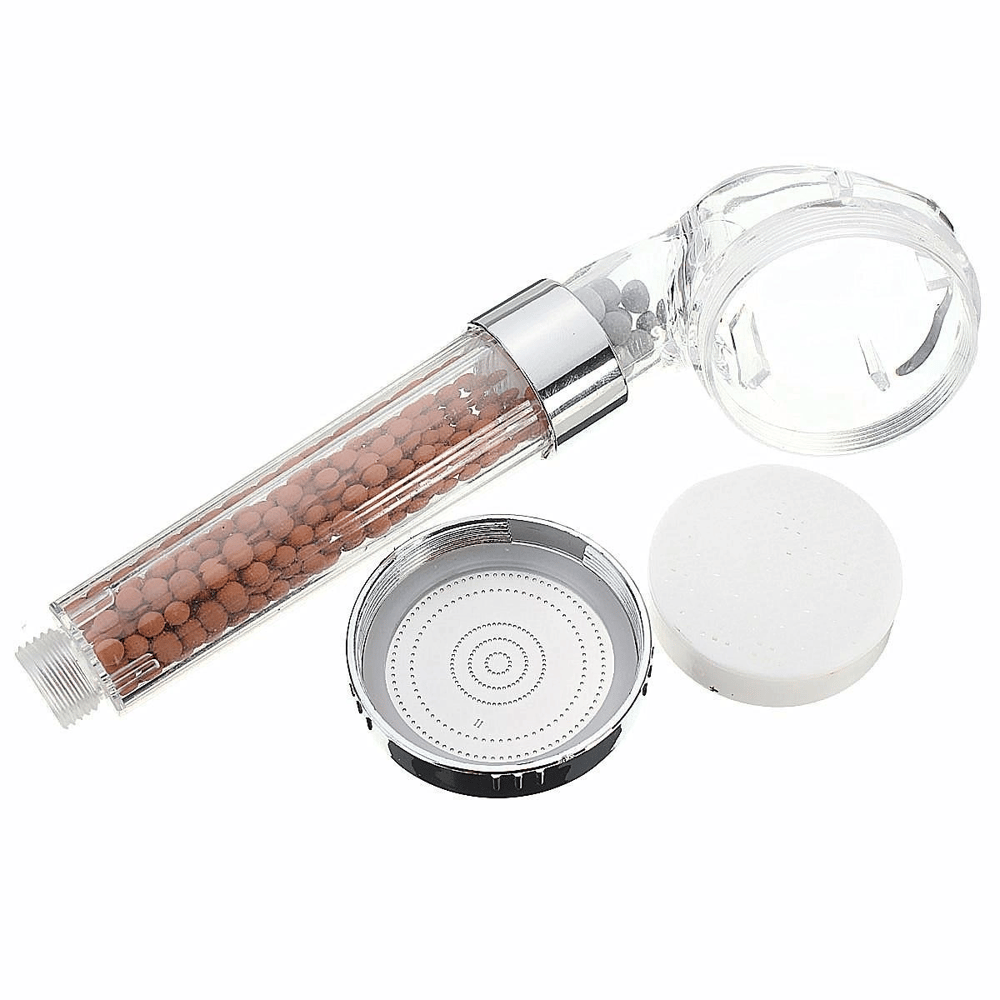 %50 Su Tasarruflu Ve Arıtmalı Doğal Taşlı Banyo El Duş Başlığı Bx40